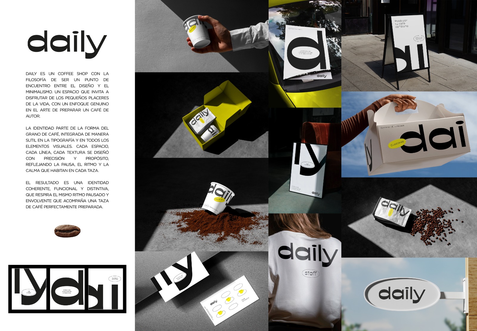 Daily — coffee shop branding